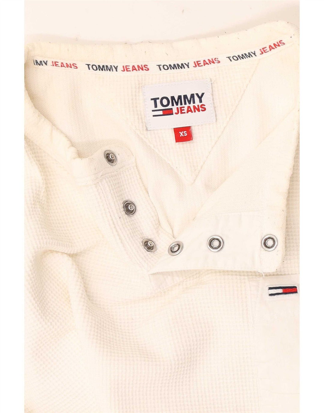 Męska koszulka z długim rękawem Tommy Hilfiger XS w kolorze białym