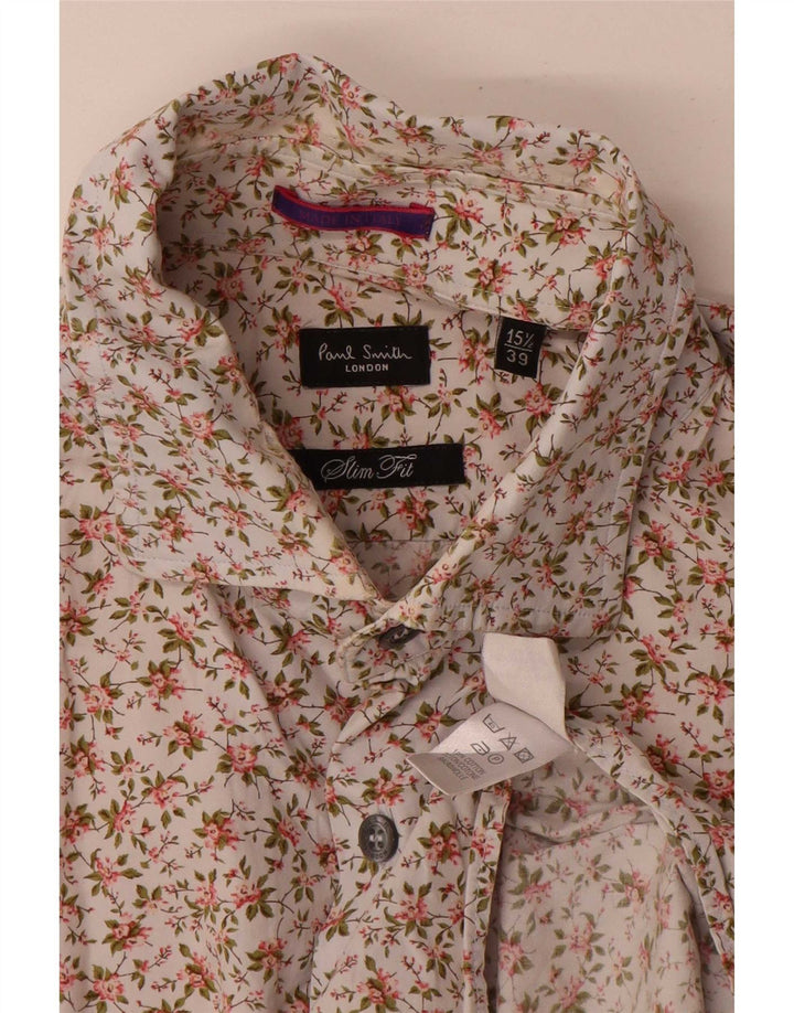 Koszula męska Paul Smith o dopasowanym kroju, rozmiar 39 15 1/2, średnia, wielokolorowa w kwiaty