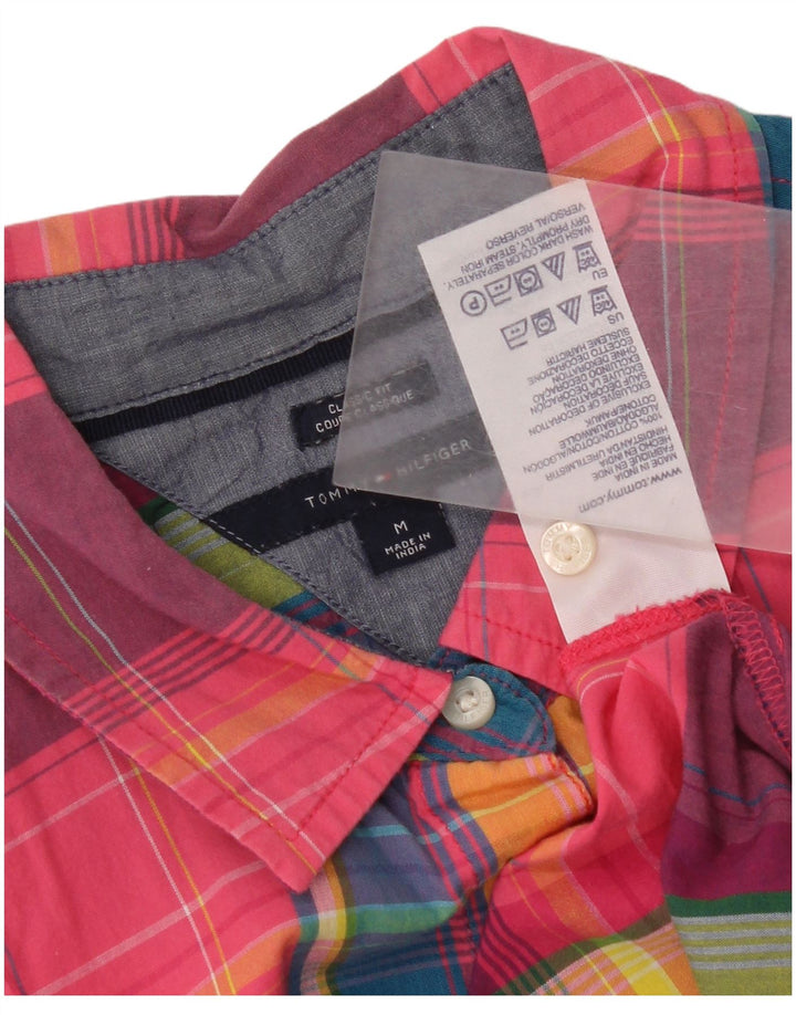 Damska koszula Tommy Hilfiger o klasycznym kroju UK 12, średnia, wielokolorowa kratka