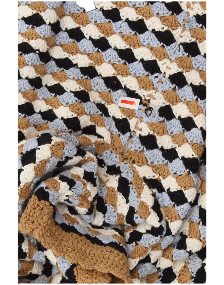 Damski sweter ZARA Crop Boat Neck Sweter UK 14, duży, wielokolorowy