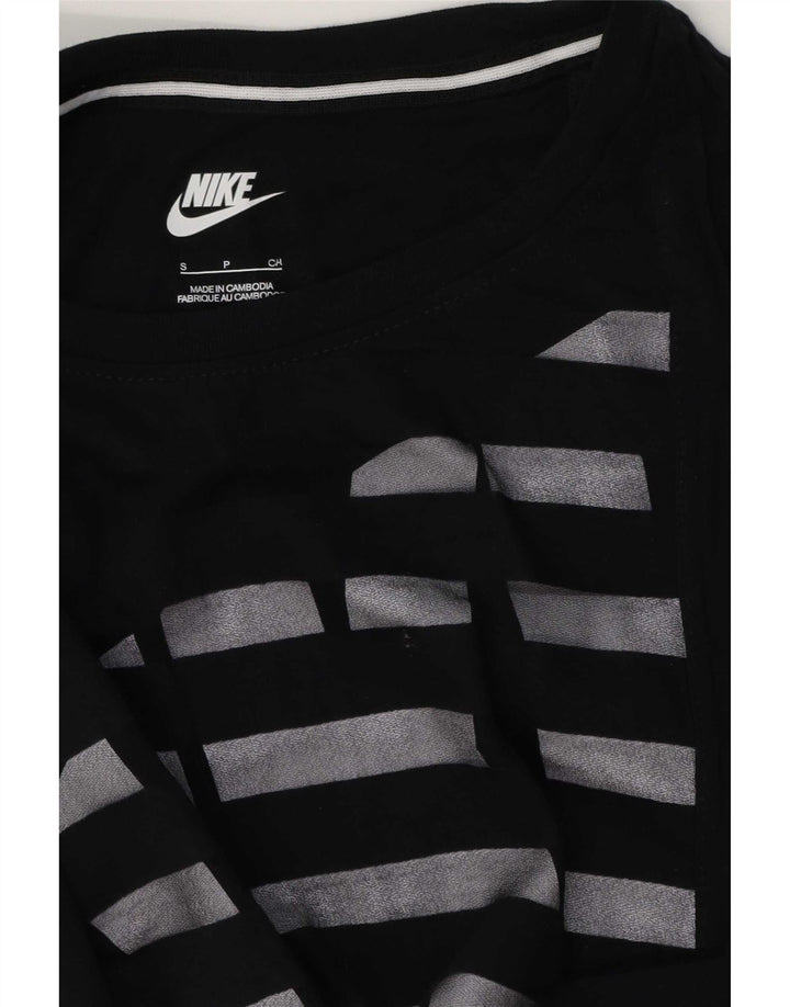 Męski T-shirt z grafiką Nike, mały, czarny