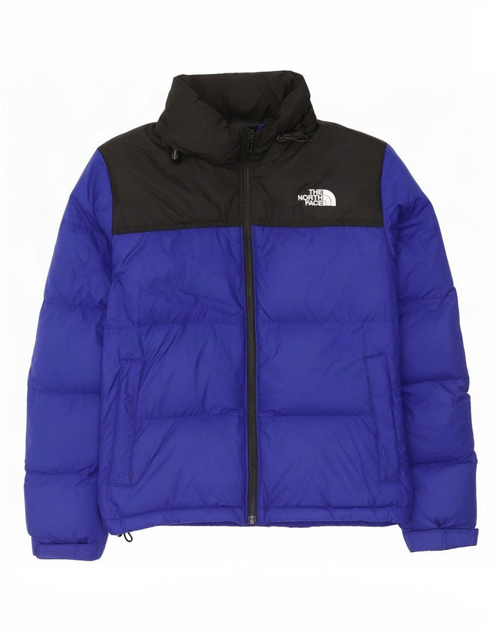 Damska kurtka oversize The North Face UK 10 w małych niebieskich blokach kolorów