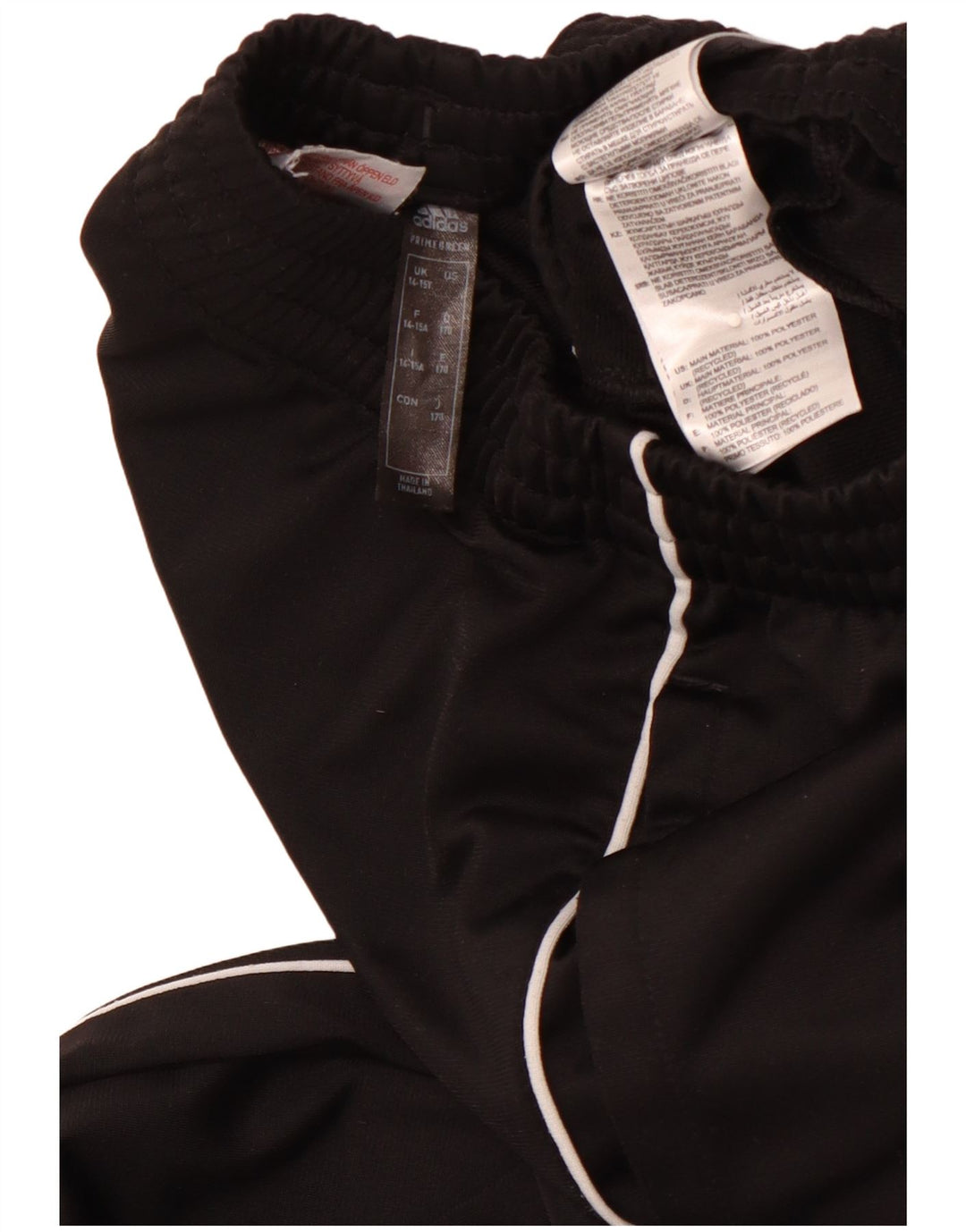 Spodnie dresowe chłopięce ADIDAS Primegreen, 14-15 lat, czarne