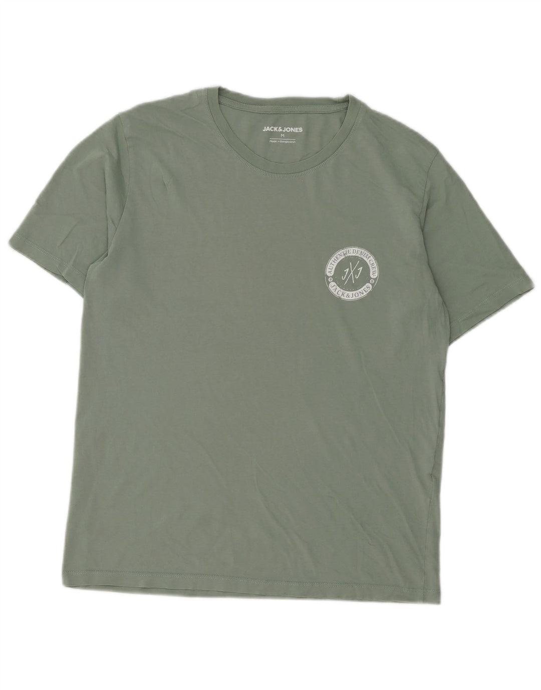 T-shirt męski Jack & Jones, średni zielony, bawełniany