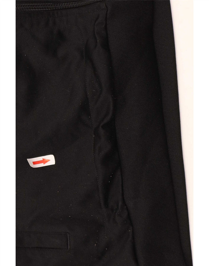 Adidas Męska bluza dresowa Top 2XL Czarny poliester z blokami kolorów