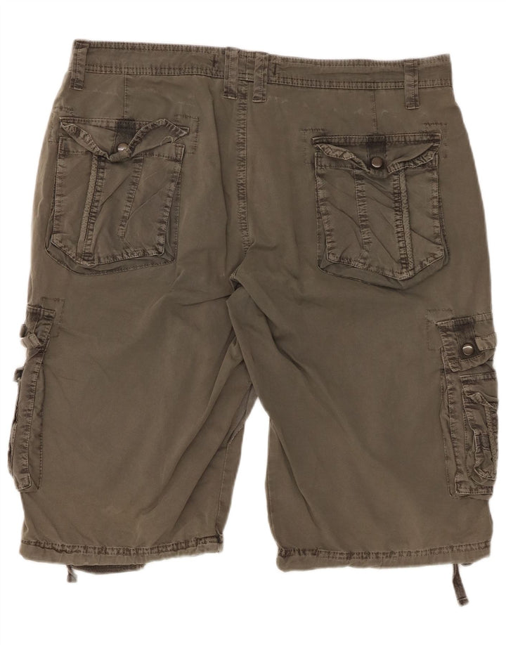 Męskie spodenki cargo FOREX W38 XL, bawełna khaki
