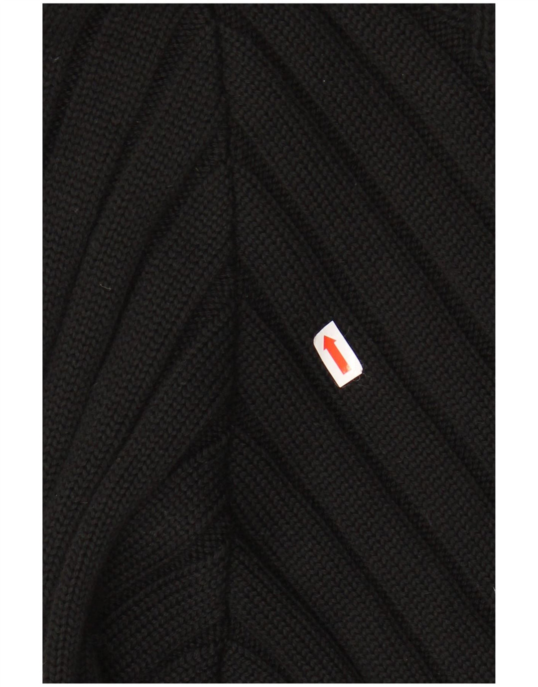 Sweter damski VINTAGE z okrągłym dekoltem UK 20 2XL czarny