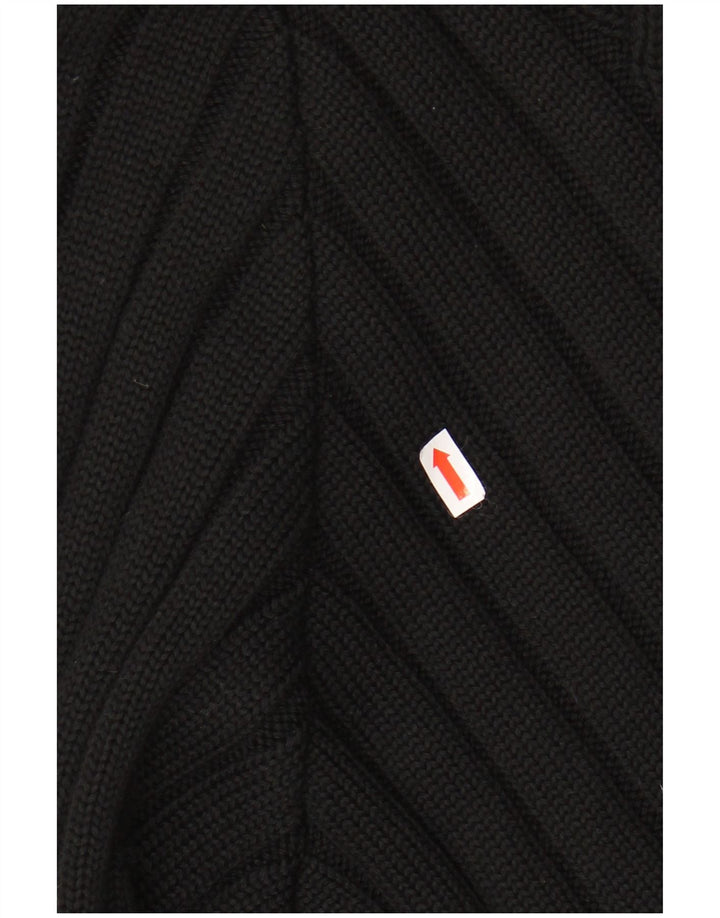 Sweter damski VINTAGE z okrągłym dekoltem UK 20 2XL czarny