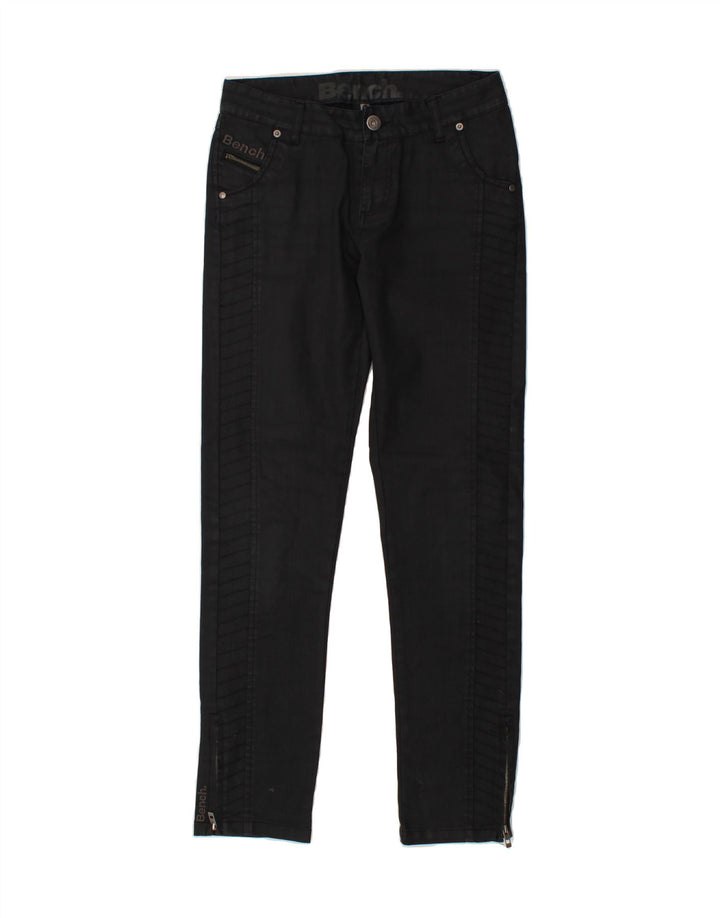 BENCH Womens Slim Jeans W28 L32  Black Cotton Vintage Bench and Second-Hand Bench from Messina Hembry 