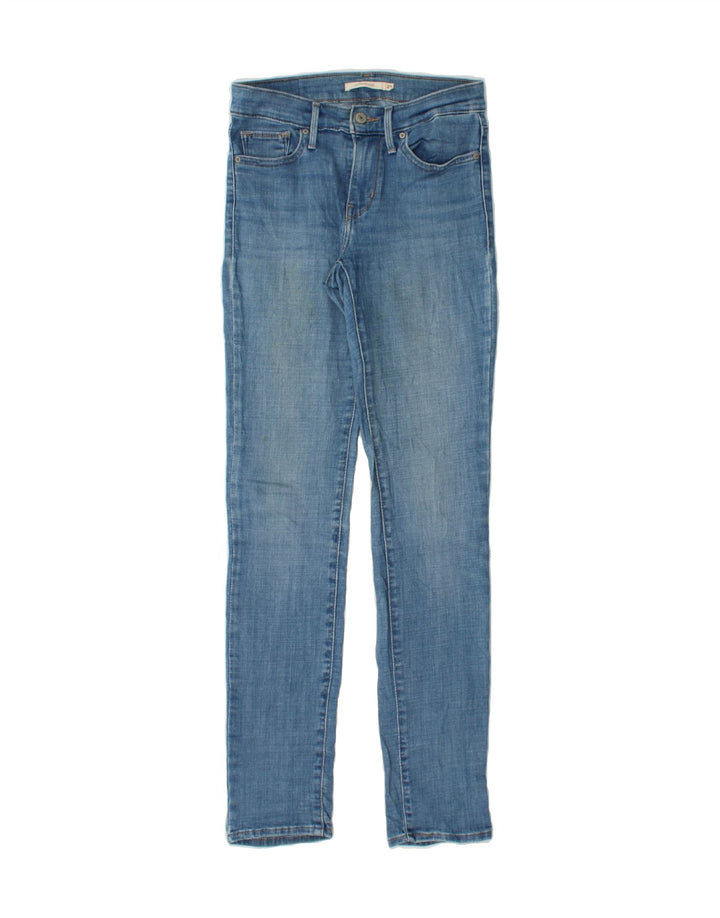 LEVI'S Womens Slimming Slim Jeans W25 L32 Blue Cotton Vintage Levi's and Second-Hand Levi's from Messina Hembry 