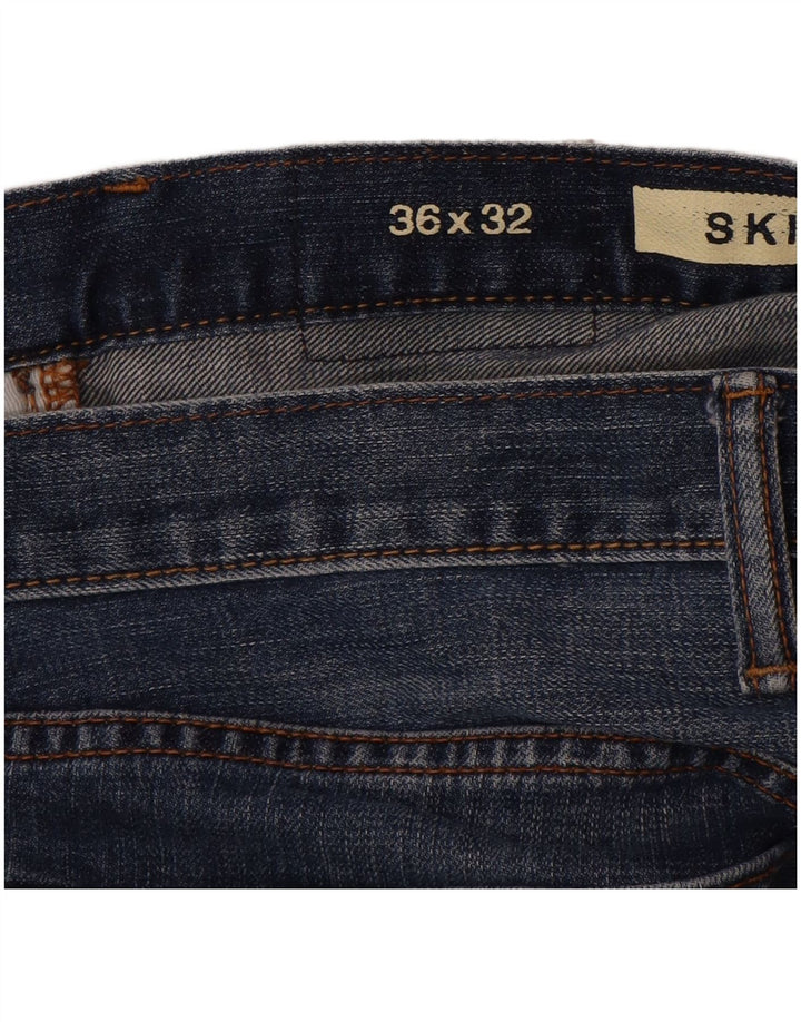 Męskie jeansy Gap Skinny W36 L32 Niebieskie, bawełniane