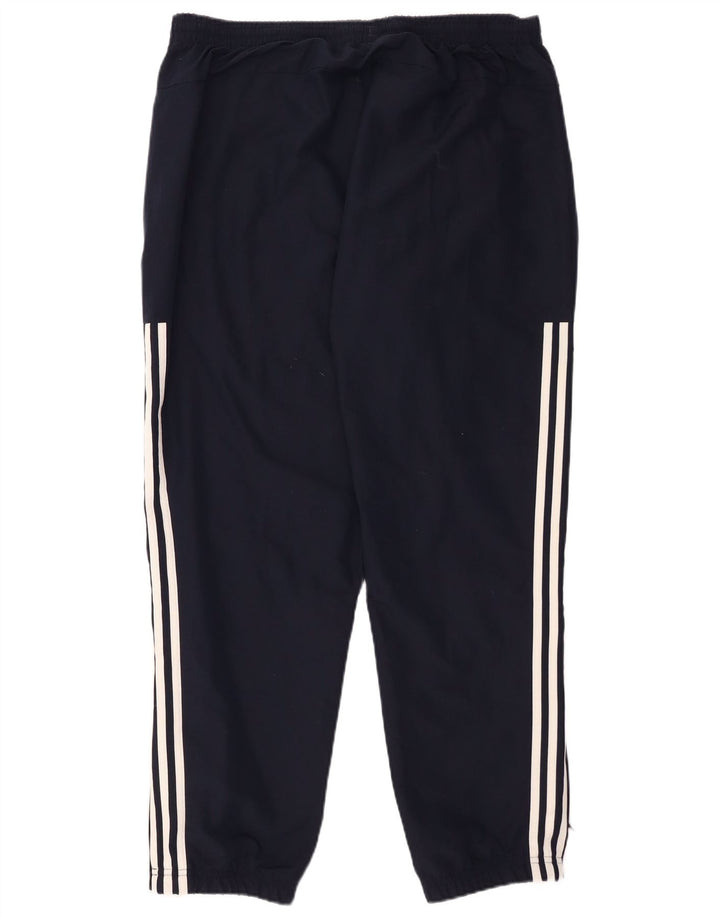 Męskie spodnie dresowe ADIDAS, duże, granatowe