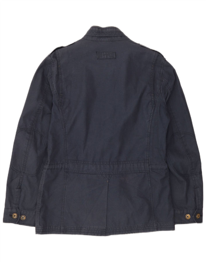 Męska kurtka wojskowa MASSIMO DUTTI UK 36, mała, granatowa