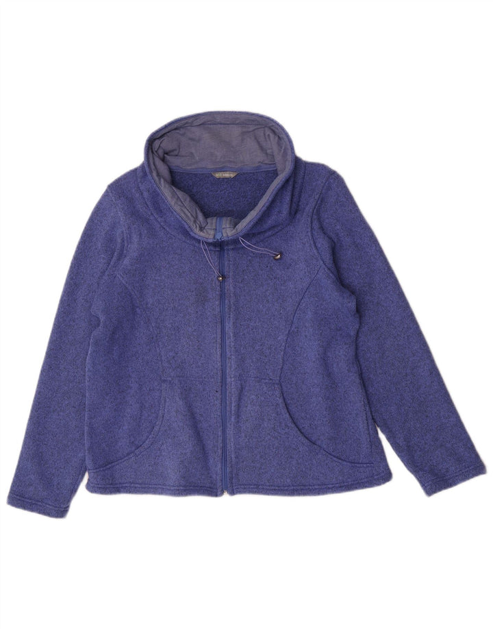 Kurtka dresowa damska Marks & Spencer Comfort Fit UK 16, duża niebieska