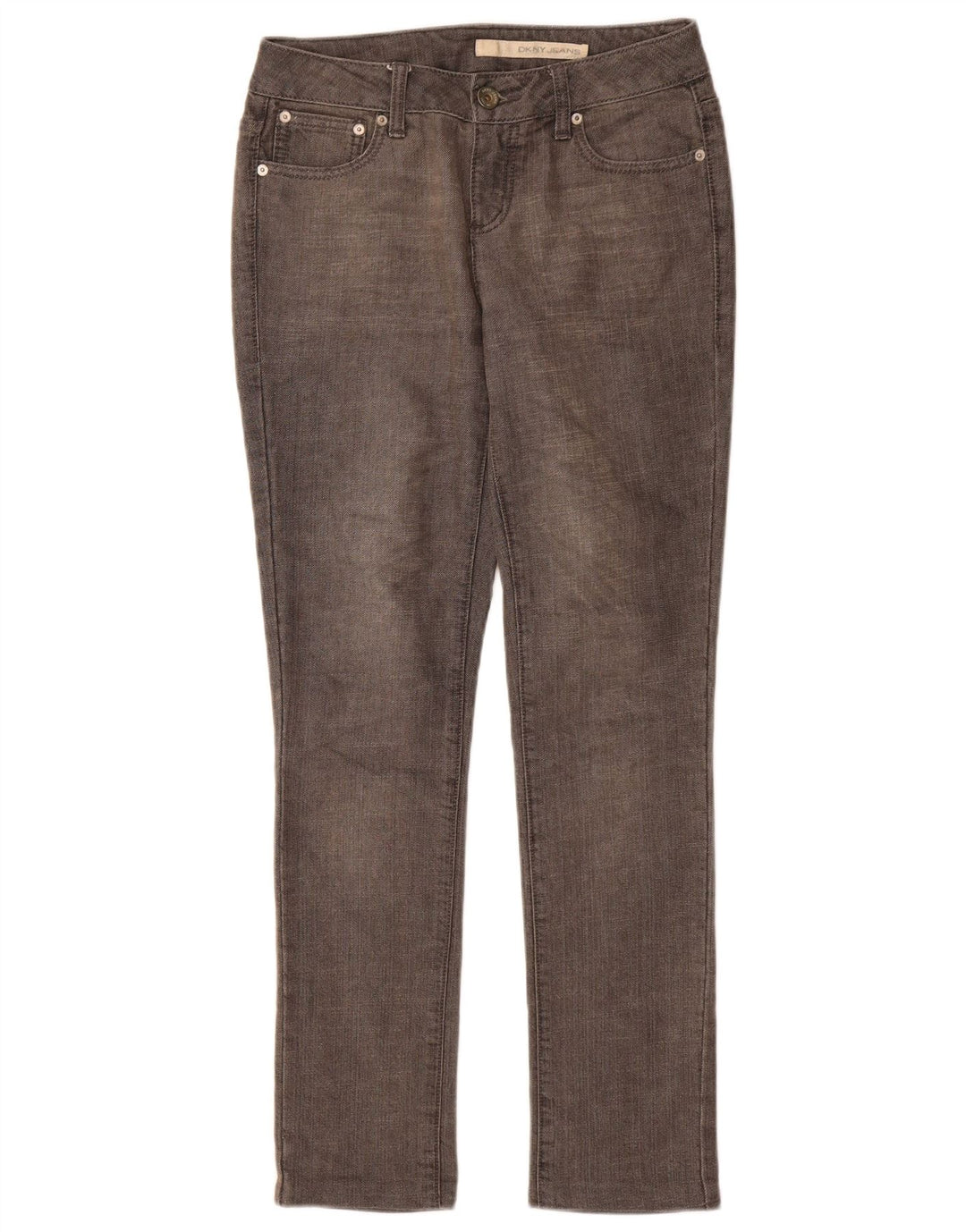 Dżinsy damskie Dkny US 4 Small W28 L30 Szara bawełna