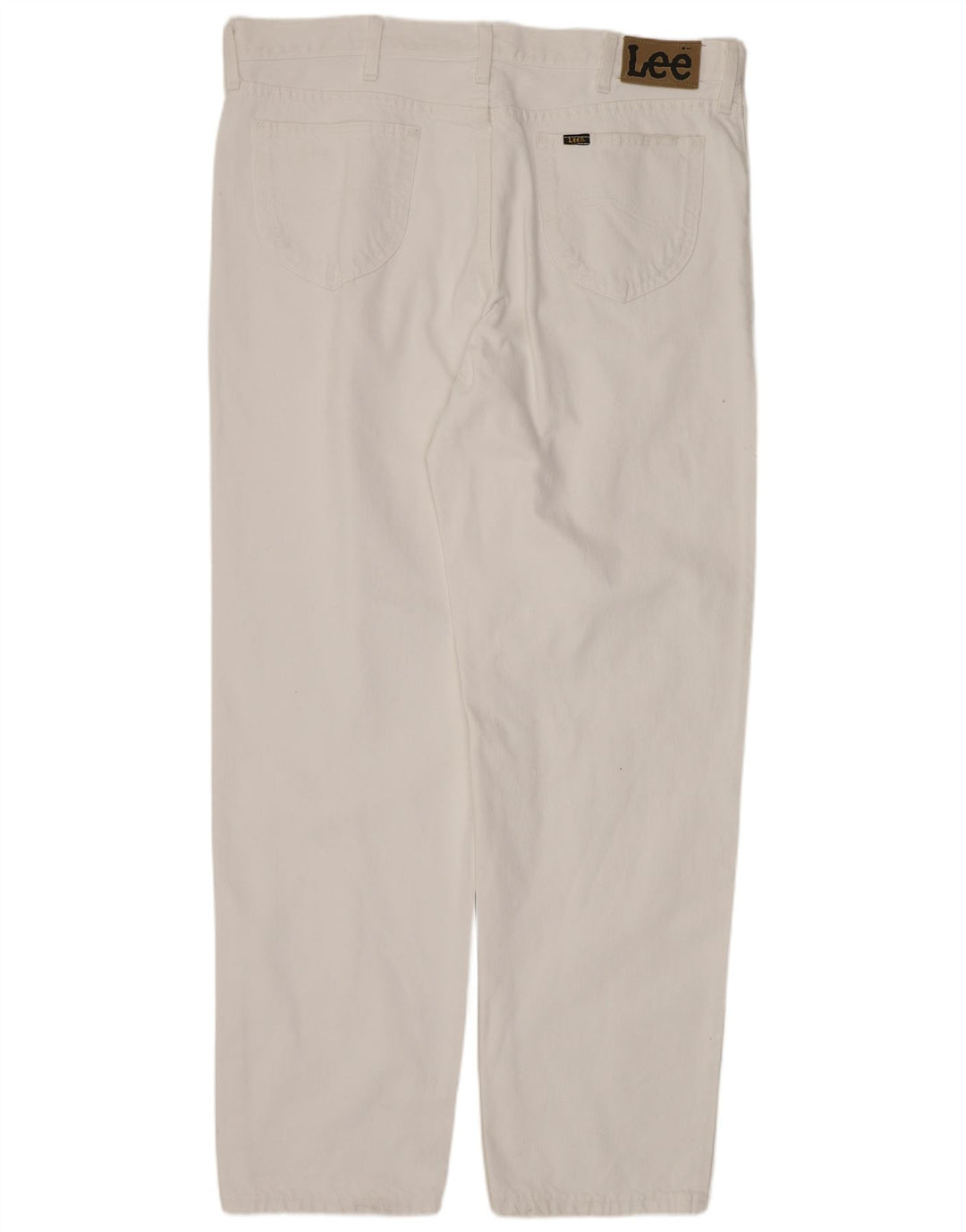 Męskie jeansy LEE Kansas Straight W40 L34 Biała bawełna