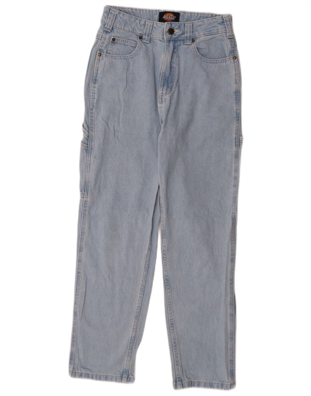 Damskie dżinsy Dickies Cargo Straight W27 L28 Niebieskie bawełniane