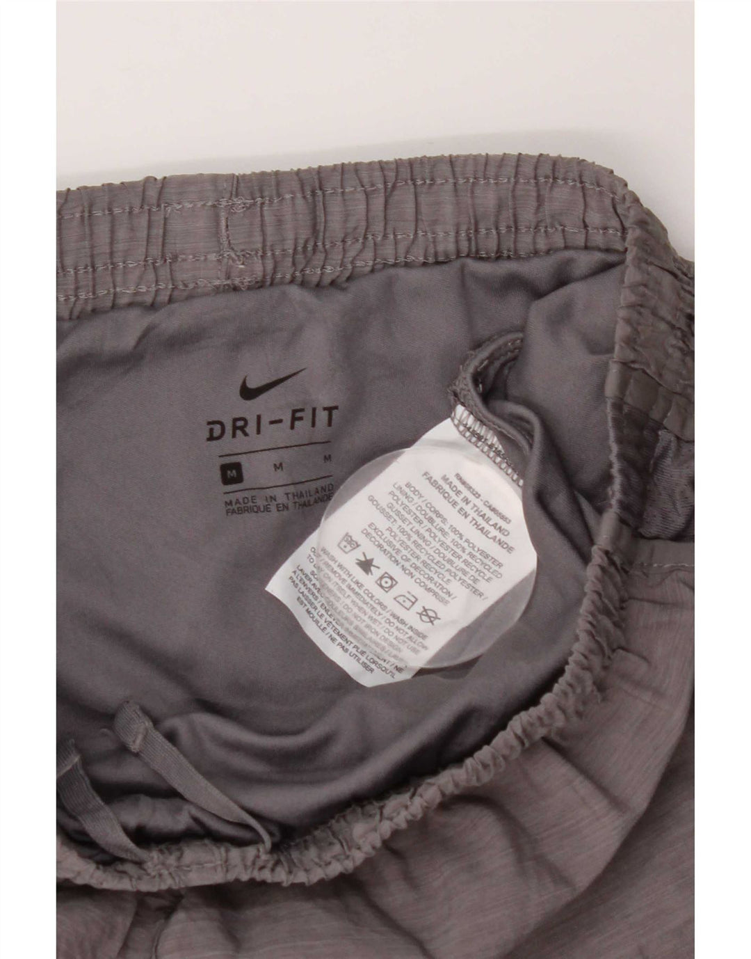 Spodenki sportowe Nike dziewczęce Dri Fit 10-11 lat, średni szary poliester