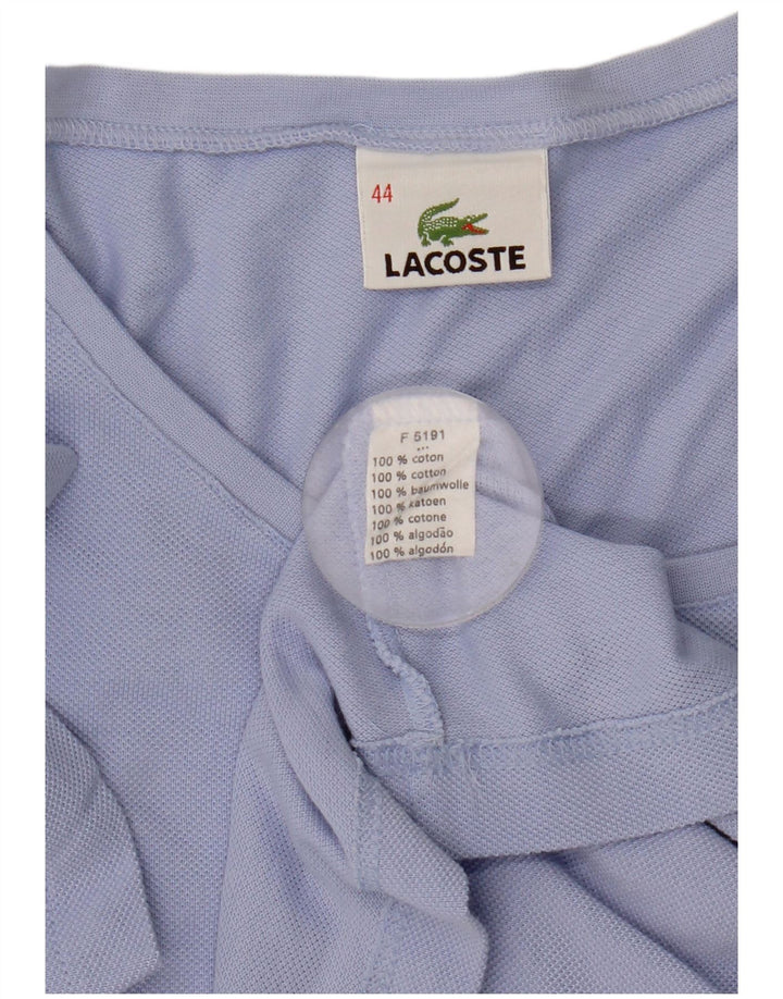 T-shirt damski Lacoste, rozmiar 44, duży, niebieski, bawełniany