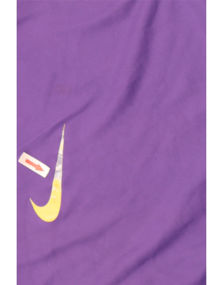 Męska koszulka Nike Dri Fit, poliestrowa koszulka w kolorze średniofioletowym