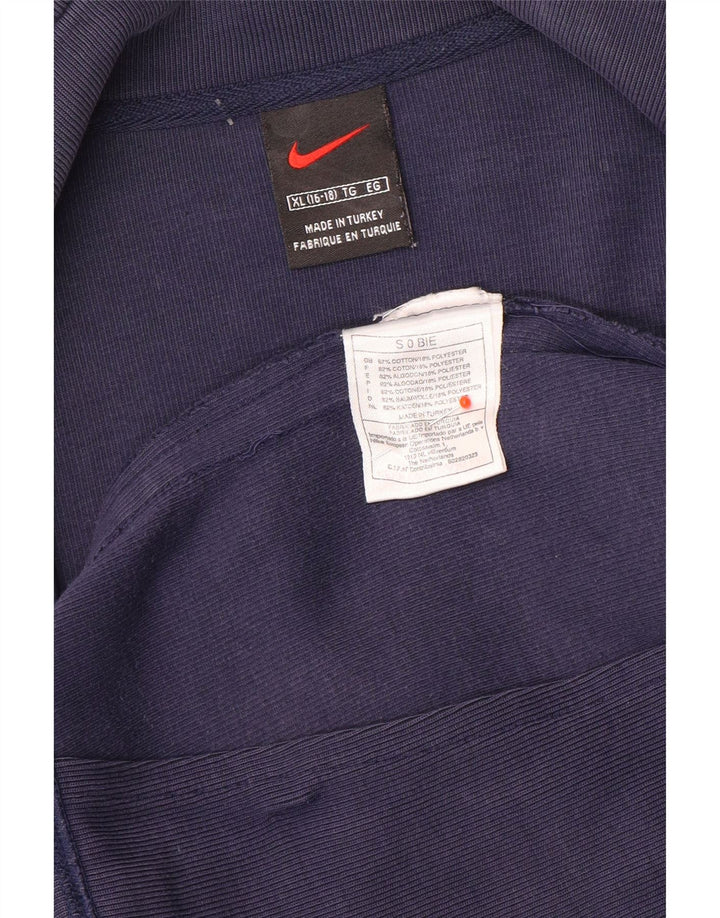 Kurtka chłopięca Nike Dresowa Top 15-16 lat XL, granatowa