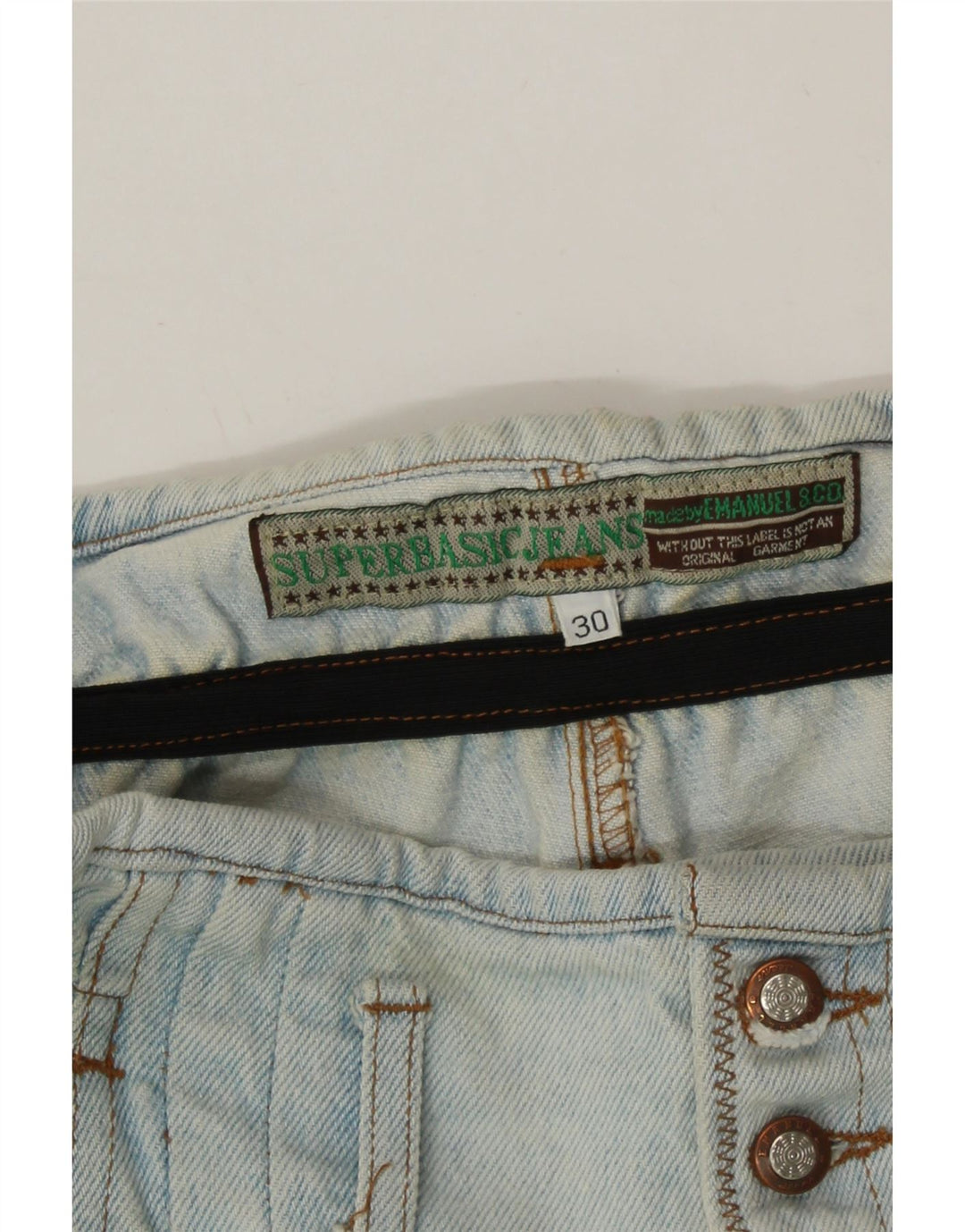 VINTAGE Womens Tapered Jeans W30 L29 Blue Cotton Vintage Vintage and Second-Hand Vintage from Messina Hembry 