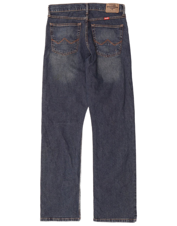 Męskie jeansy typu Bootcut WRANGLER W30 L32, niebieskie, bawełniane