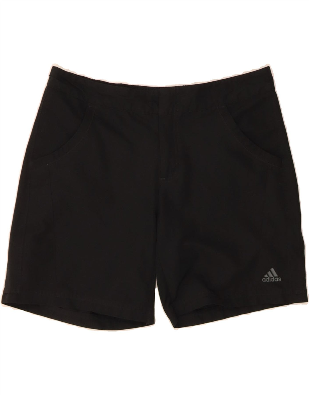 ADIDAS Womens Climalite Casual Shorts UK 14 Large W32 Black Polyester Vintage Adidas and Second-Hand Adidas from Messina Hembry 