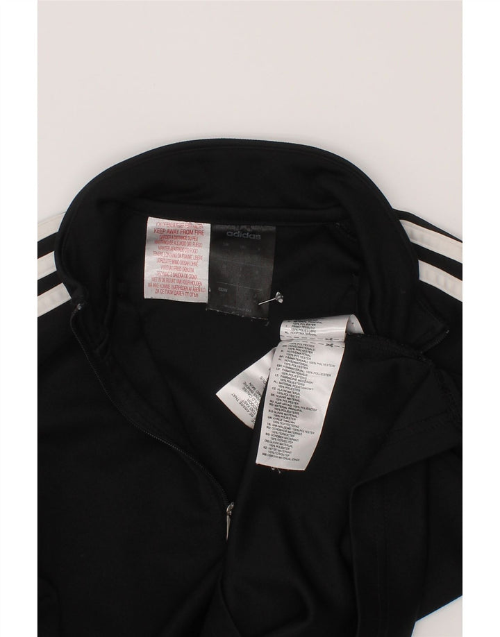 Chłopięcy dres Adidas Climalite z zamkiem błyskawicznym na szyi, 9-10 lat, czarny