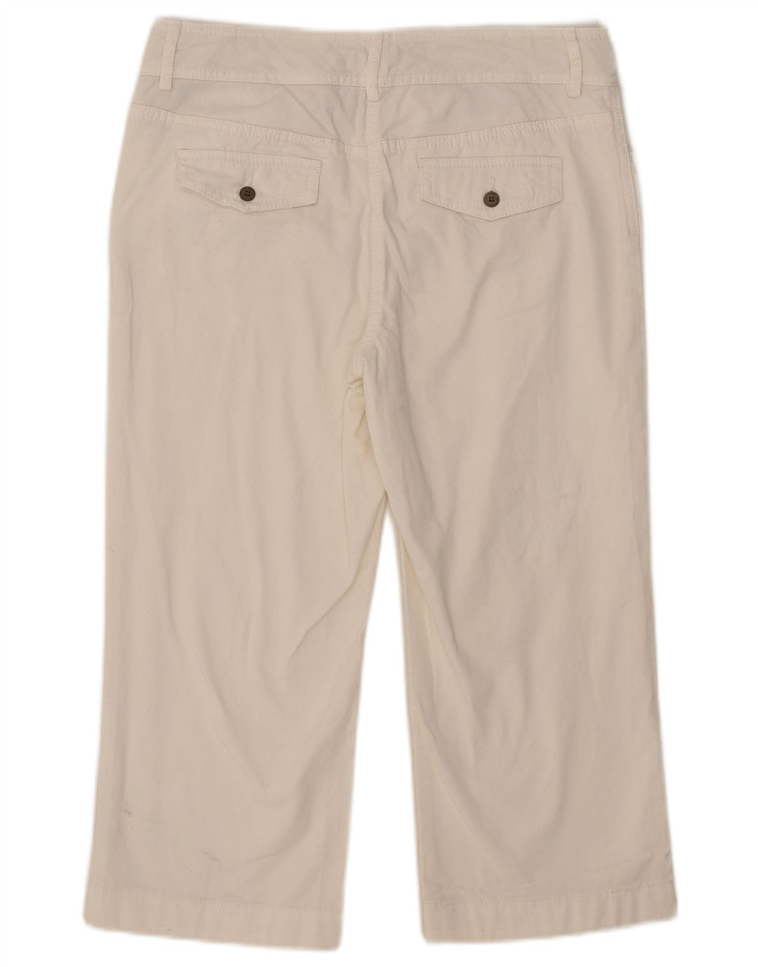 Damskie spodnie Capri Tommy Hilfiger US 8 Medium W32 L21 Biała bawełna