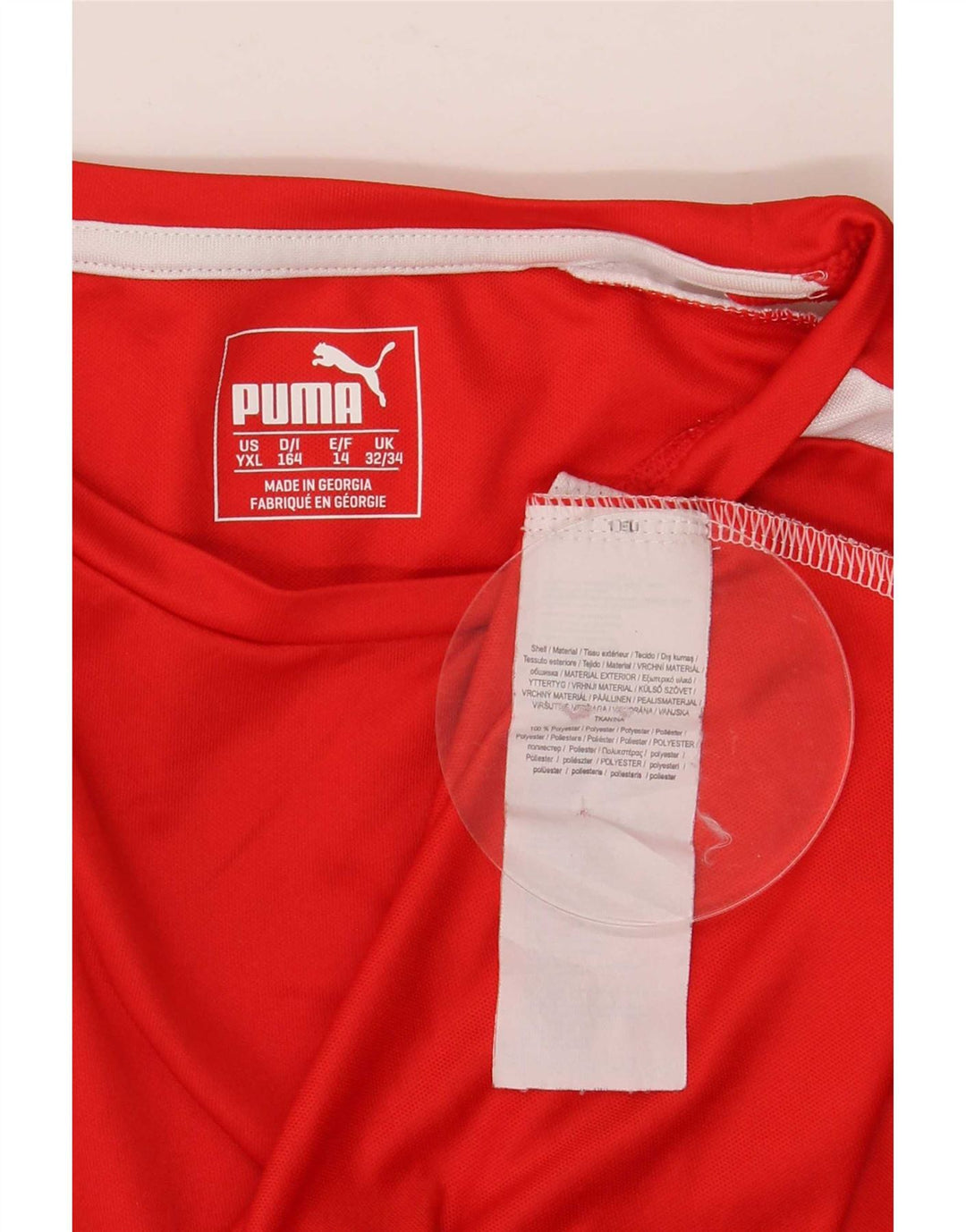 T-shirt chłopięcy Puma, 13-14 lat, poliester w kolorze czerwonym