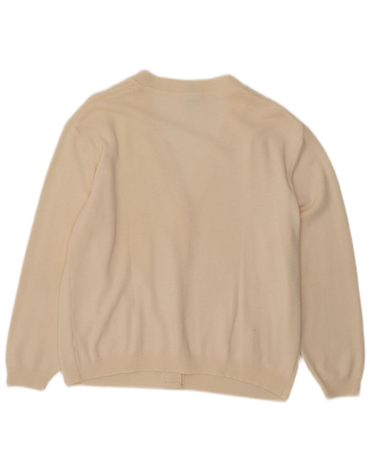 Sweter damski VINTAGE UK 12 średni beż