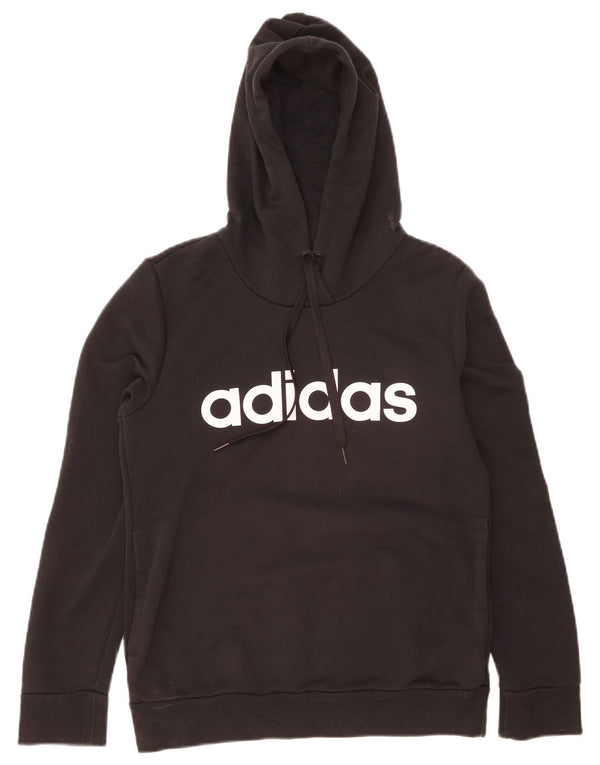 Damska bluza z kapturem Adidas Graphic UK 8/10 Mała czarna bawełna