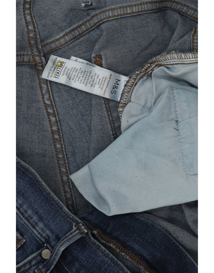 Marks & Spencer Męskie proste dżinsy W44 L29 Niebieskie bawełniane