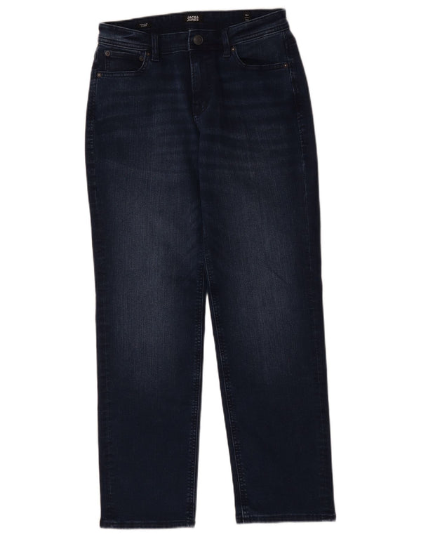 Jeansy chłopięce Jack & Jones Clark, proste, 13-14 lat, W30 L28, granatowe