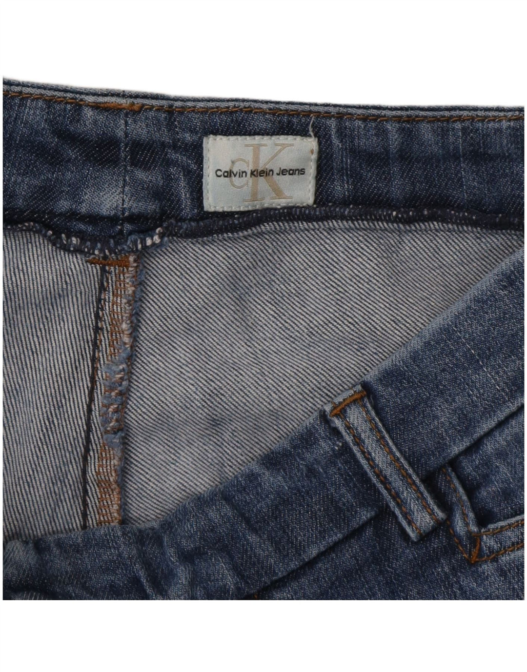 Damskie jeansy Calvin Klein Bootcut W30 L29 Niebieskie klasyczne