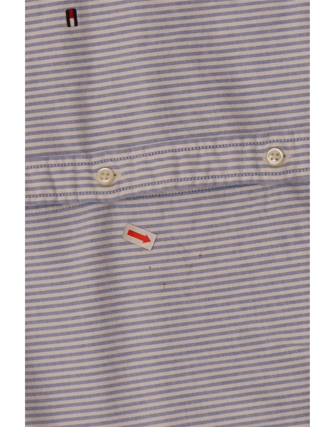 Męska koszula slim fit Tommy Hilfiger XL w niebieskie paski, bawełniana