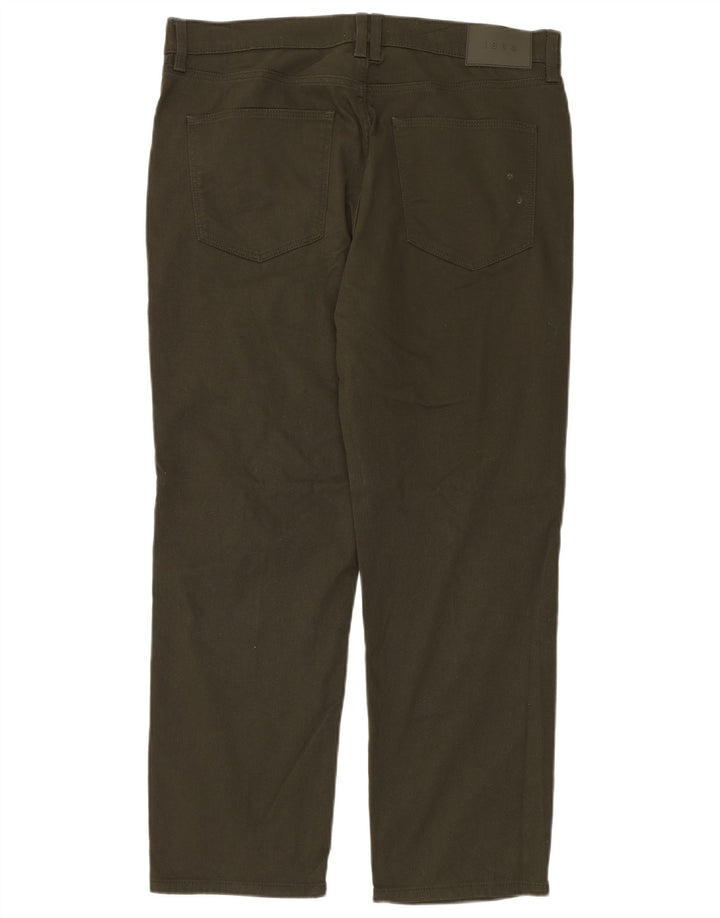 Marks & Spencer Męskie proste dżinsy W36 L29, bawełna khaki