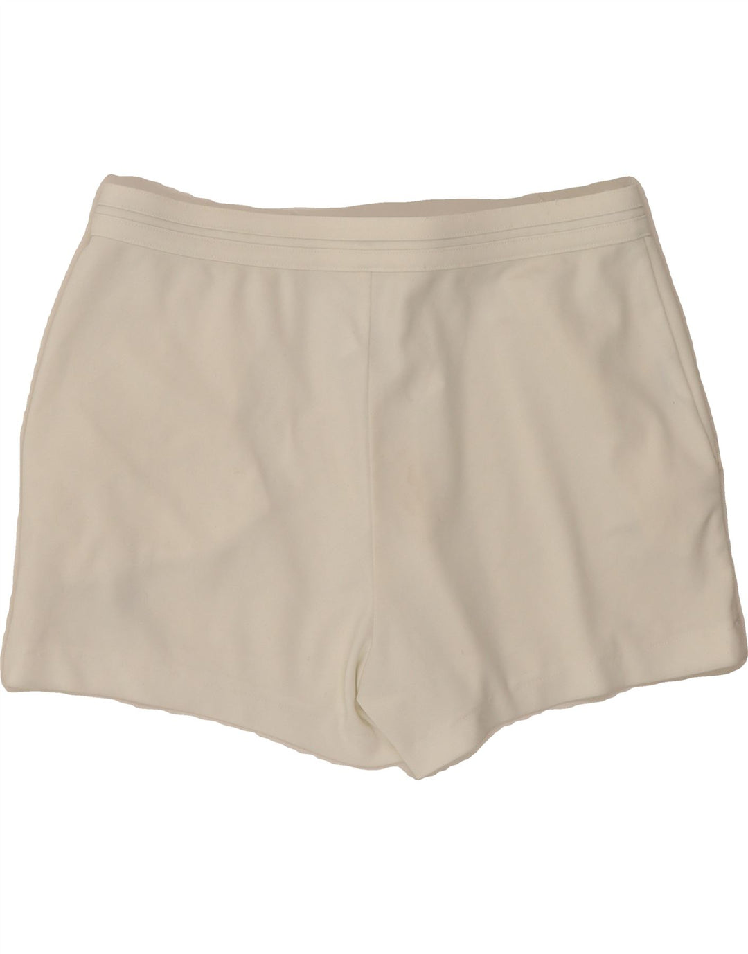 SERGIO TACCHINI Womens Casual Shorts W30 Medium White Polyester Vintage Sergio Tacchini and Second-Hand Sergio Tacchini from Messina Hembry 
