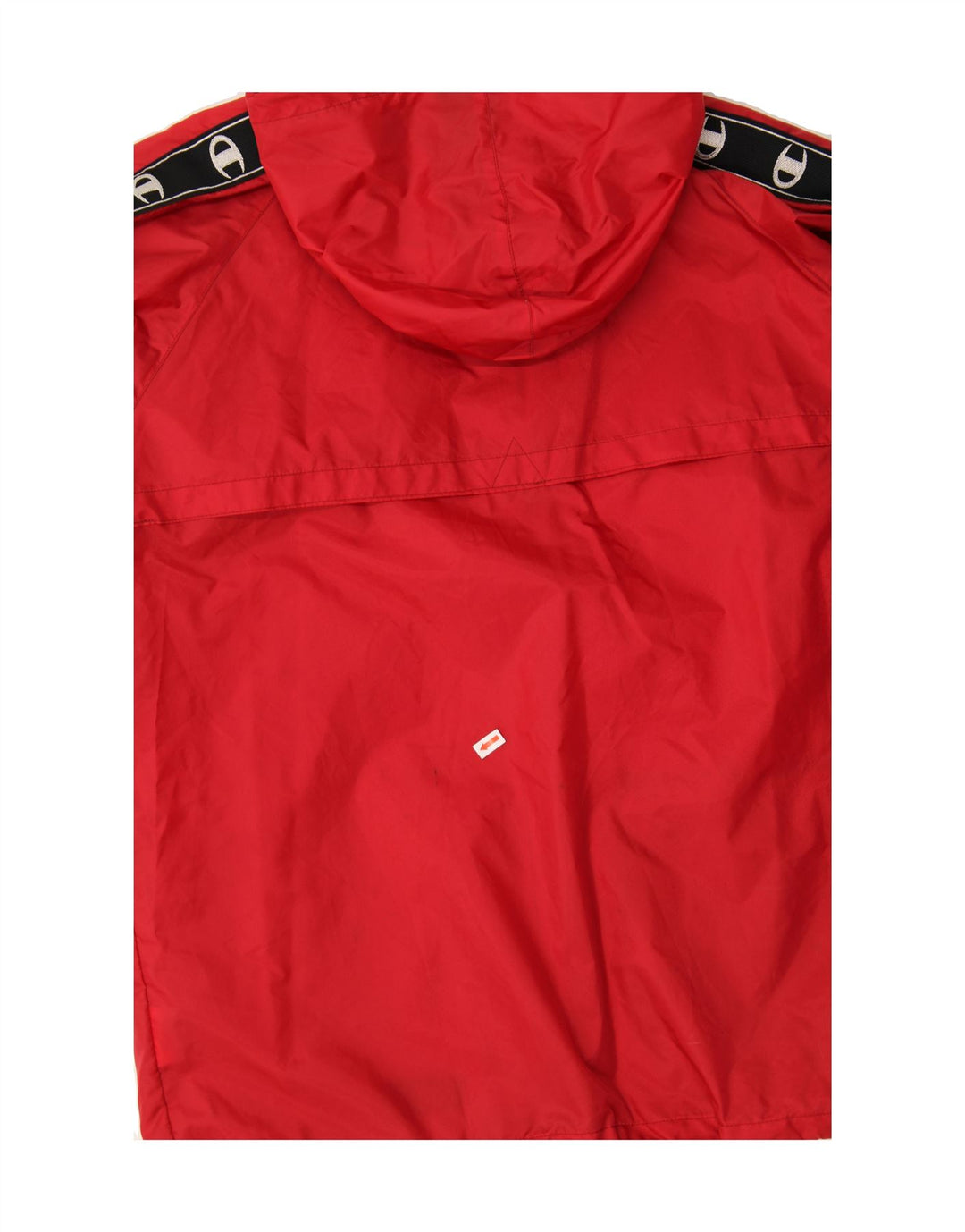 CHAMPION Mens Hooded Rain Jacket UK 36 Small Red Polyamide Vintage Champion and Second-Hand Champion from Messina Hembry 