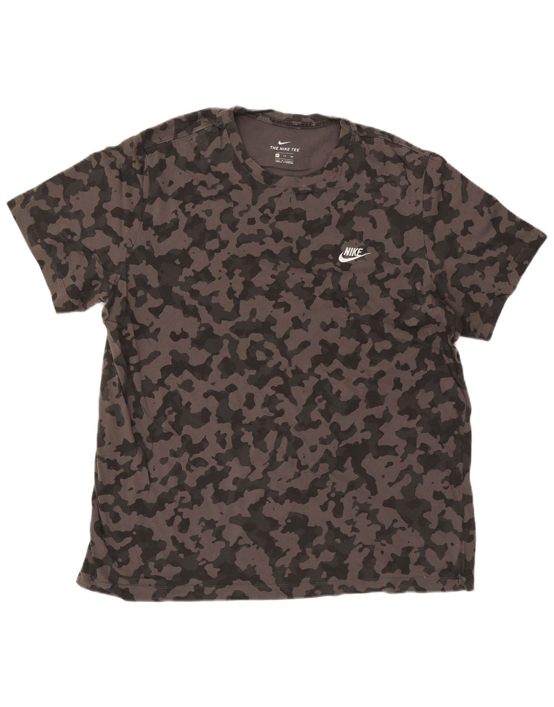 T-shirt męski Nike, 2XL, szary, bawełniany kamuflaż