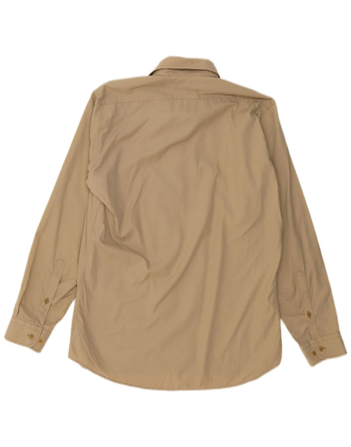 Koszula męska Marlboro Classics Slim Fit, duża, beżowa, bawełniana