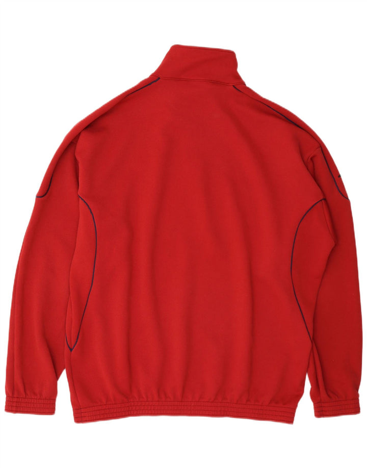 Biemme Męska bluza dresowa Top Jacket 2XL Czerwony poliester
