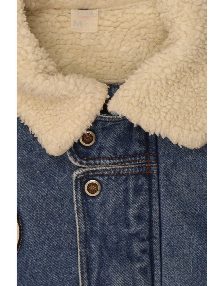 Męska kurtka Mash Sherpa Denim Flight Aviator IT 48/50 Średni Niebieski