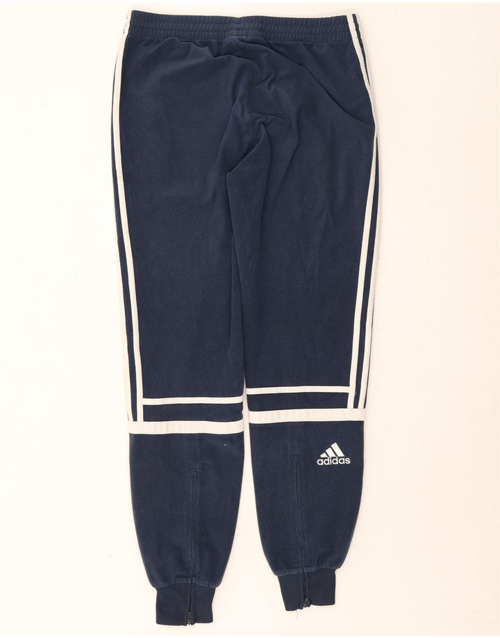 Adidas Męskie spodnie dresowe Joggery Średni granatowy Kolorblok
