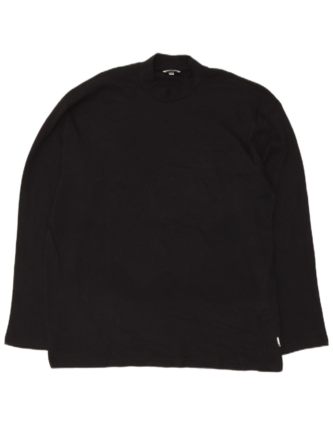 Top męski F.LLI CAMPAGNOLO z długim rękawem, 2XL, czarny, bawełniany