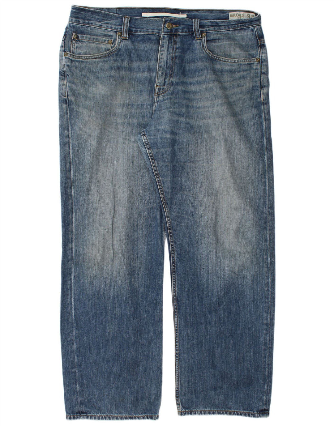 Męskie proste dżinsy TIMBERLAND W38 L31 Niebieskie bawełniane