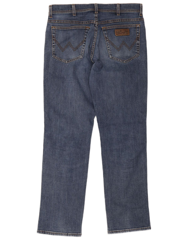 Męskie jeansy Wrangler Texas Stretch Straight W34 L34 Niebieskie, bawełniane