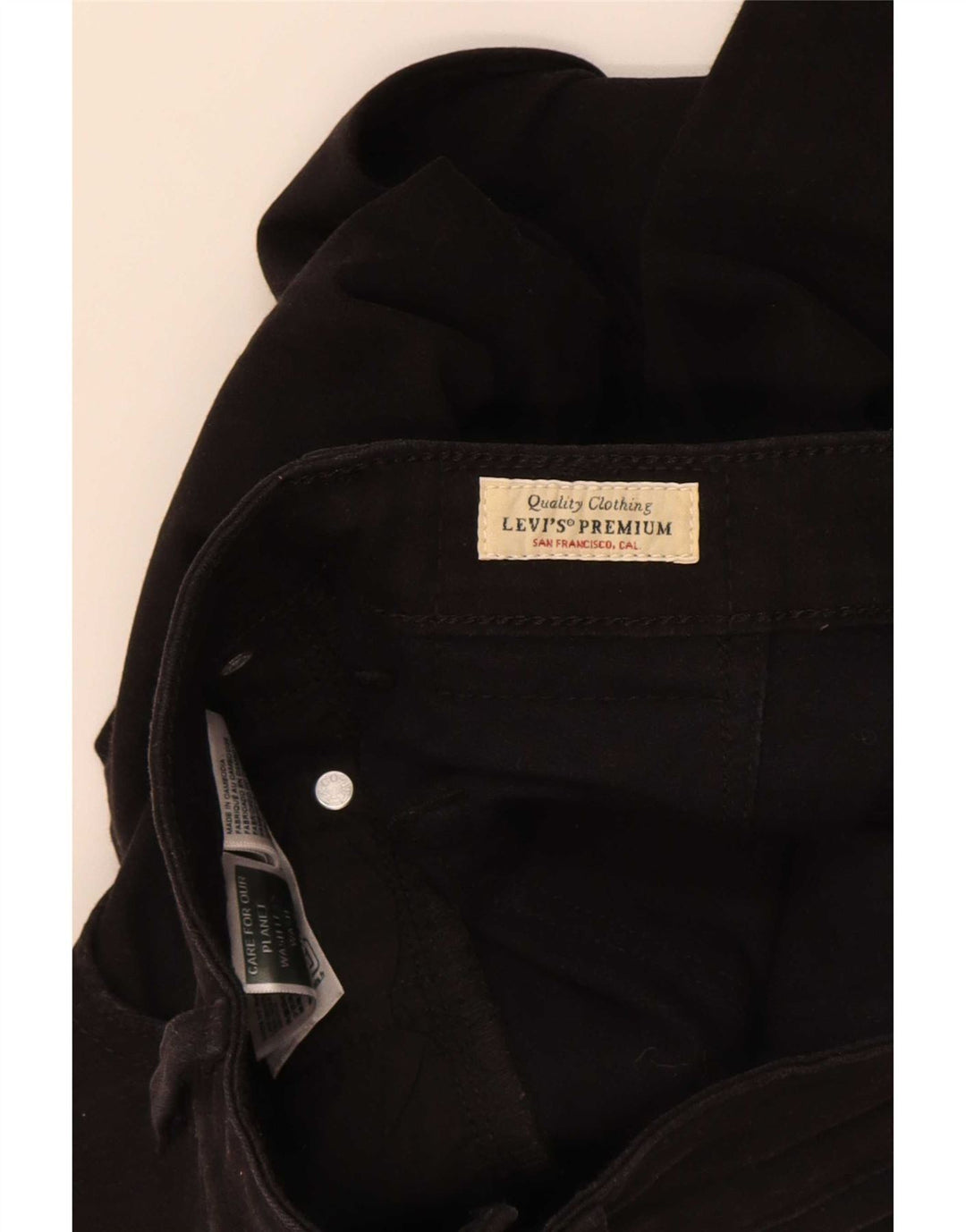 Damskie jeansy Levi's 712 Slim W26 L30 Czarna bawełna