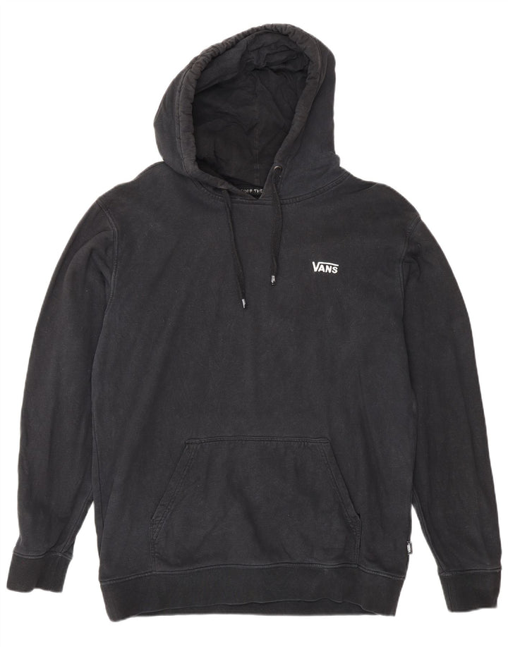Męski sweter z kapturem Vans, średni czarny, bawełniany